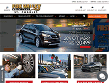 Tablet Screenshot of foxvalleybuickgmc.com